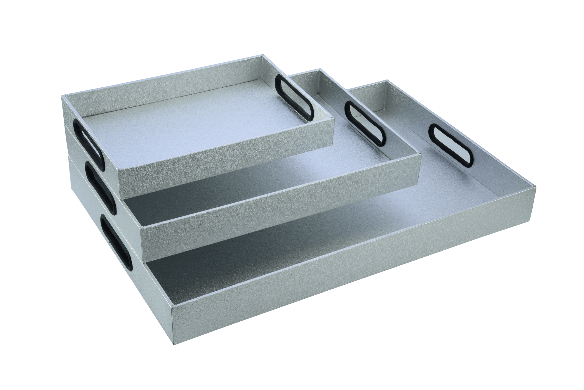trays_Deluxe handle - Silver